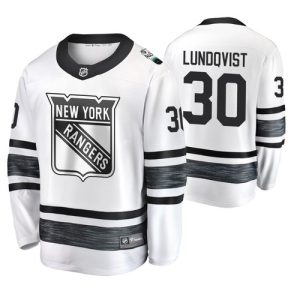 New York Rangers Trikot 30 Henrik Lundqvist Weiß 2020 All-Star